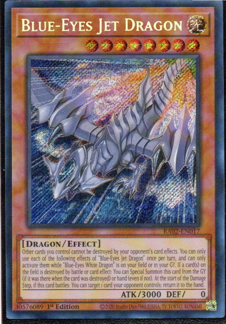 Blue-Eyes Jet Dragon RA02-EN017 Secret rare