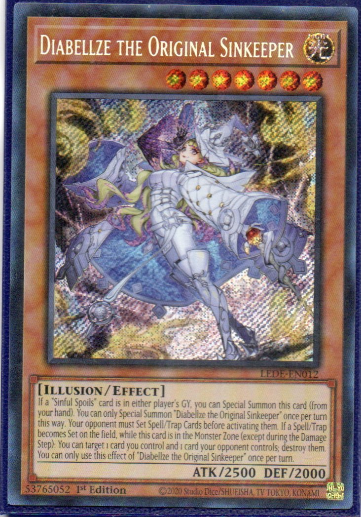 Diabellze the Original Sinkeeper LEDE-EN012 Secret rare