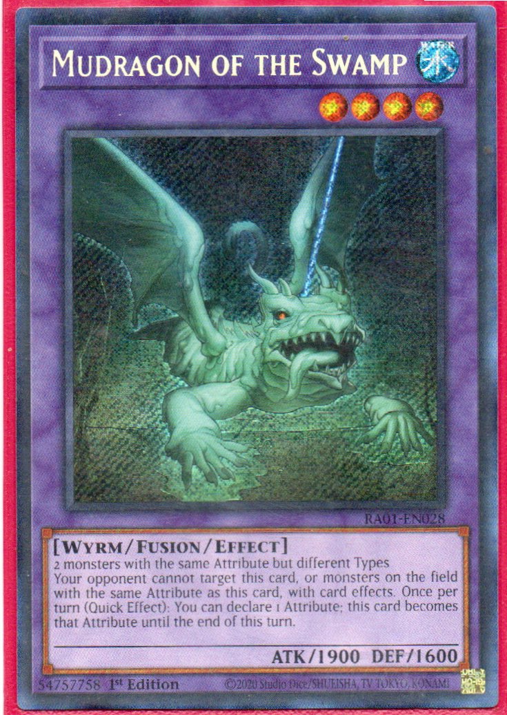 Mudragon of the Swamp RA01-EN028 Secret rare