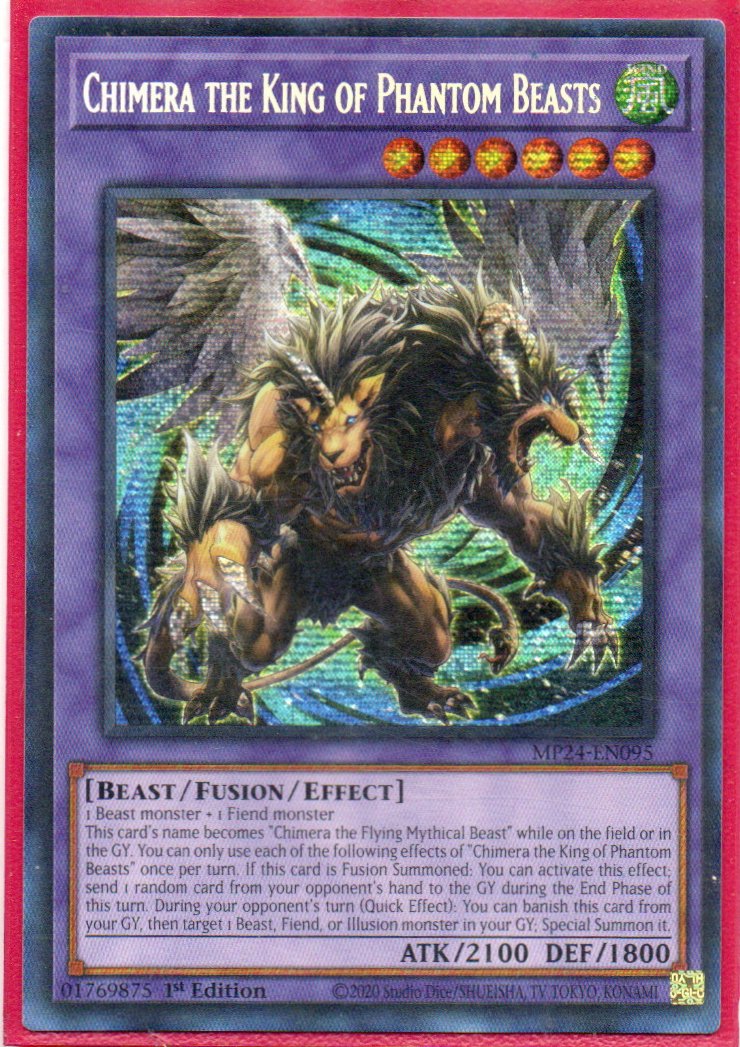 Chimera the King Phantom Beasts MP24-EN095 Secret rare