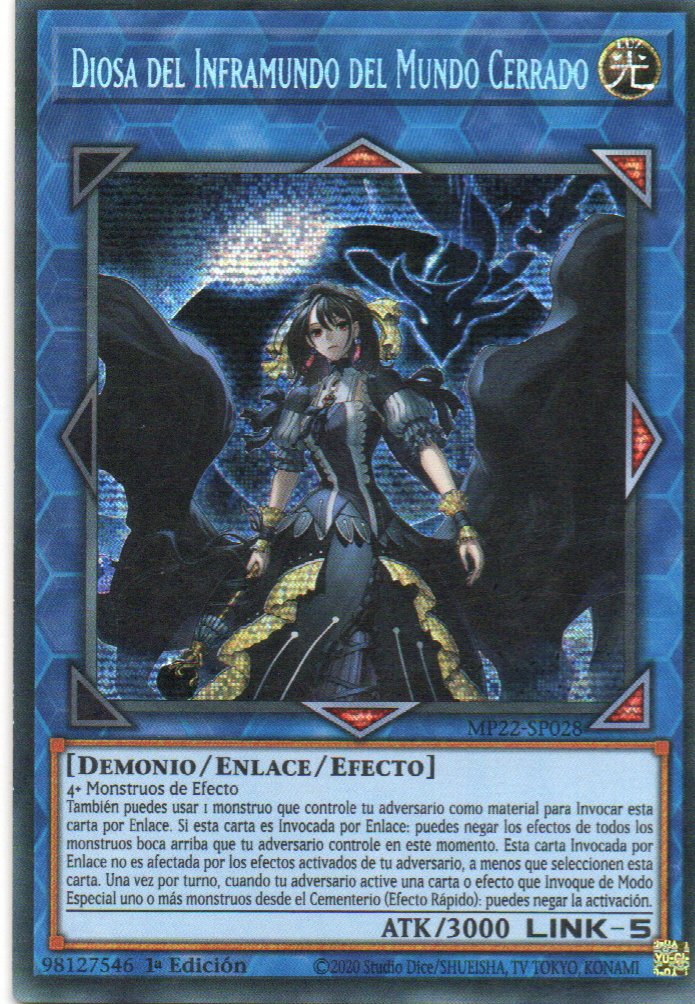 Diosa del Inframundo del Mundo Cerrado MP22-SP028 Secret rare