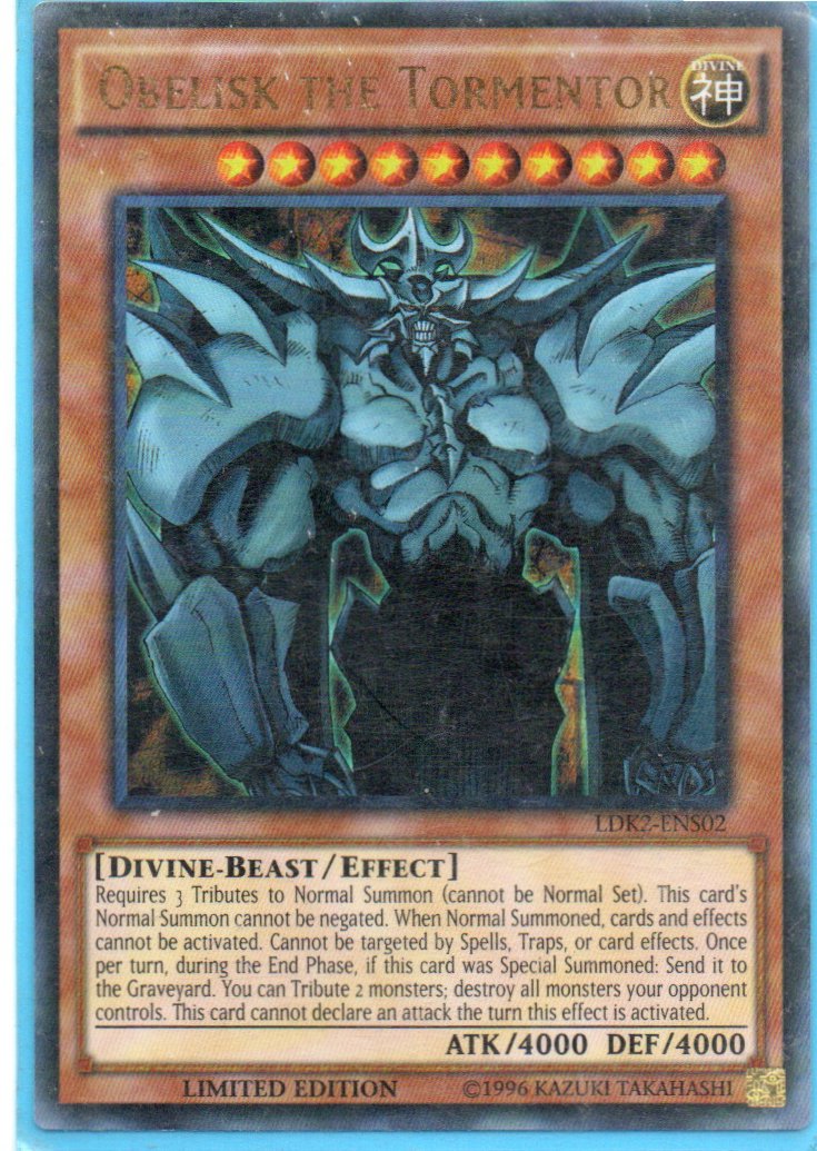 Obelisk the Tormentor LDK2-ENS02 Ultra rare