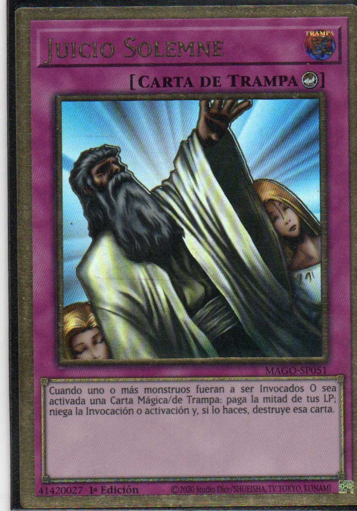 Juicio Solemne MAGO-SP051 Gold rare