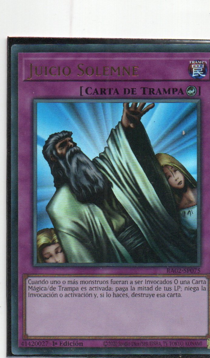 Juicio Solemne RA02-SP075 Ultra rare