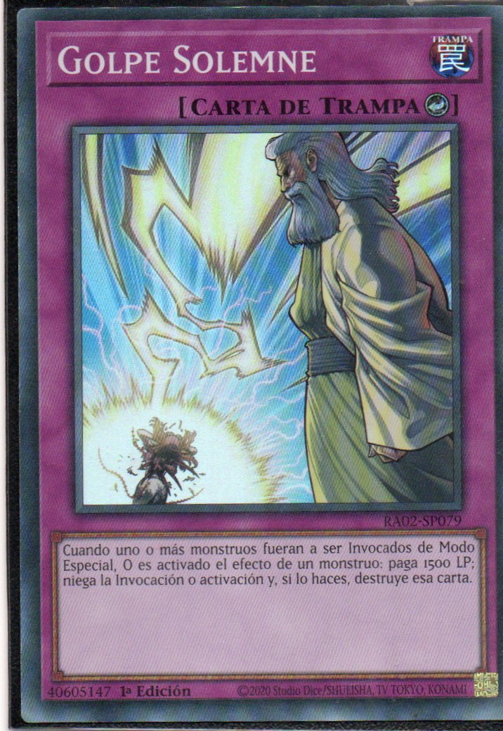 Golpe Solemne RA02-SP079 Super rare