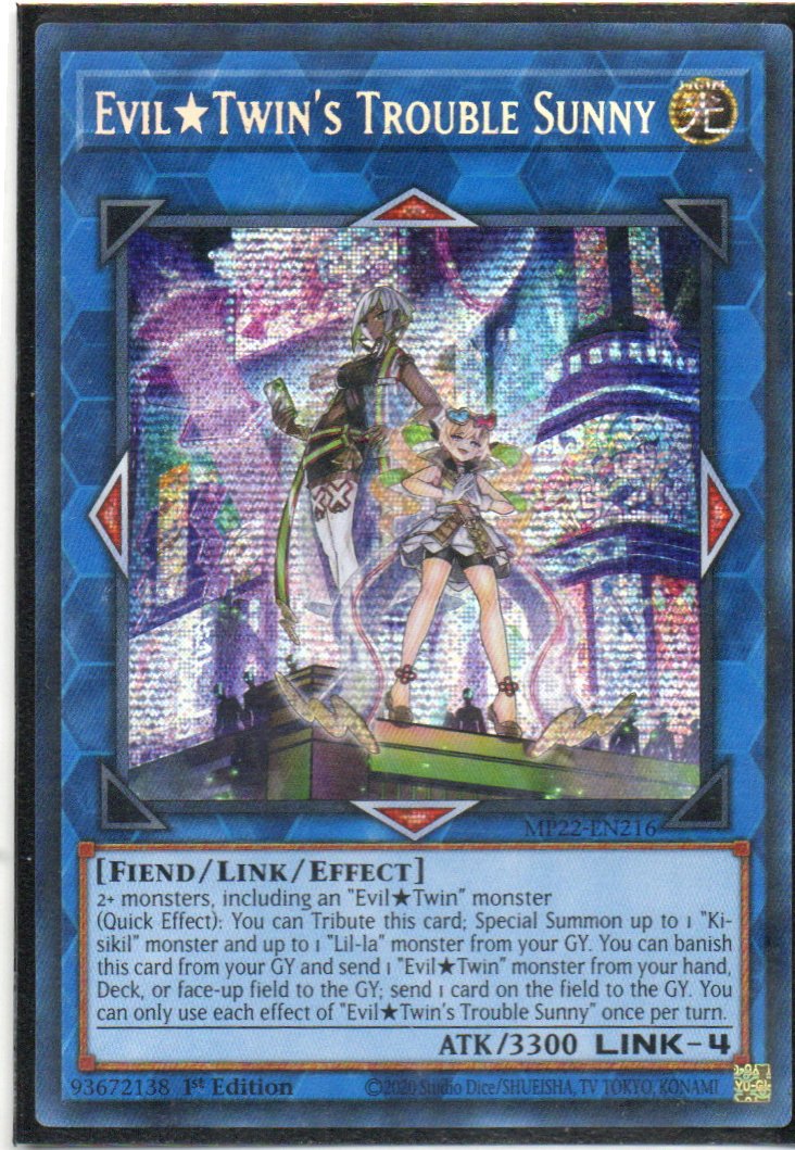 Evil*Twin's Trouble Sunny MP22-EN216 Secret rare