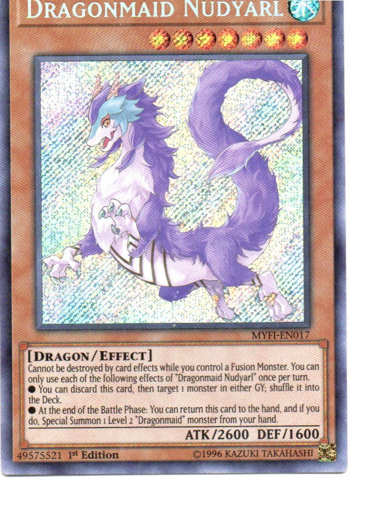 Dragonmaid Nudyarl MYFI-EN017 Secret rare
