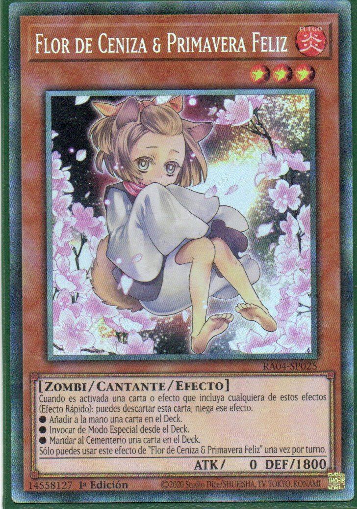 Flor de Ceniza & Primavera RA04-SP025 Collector rare