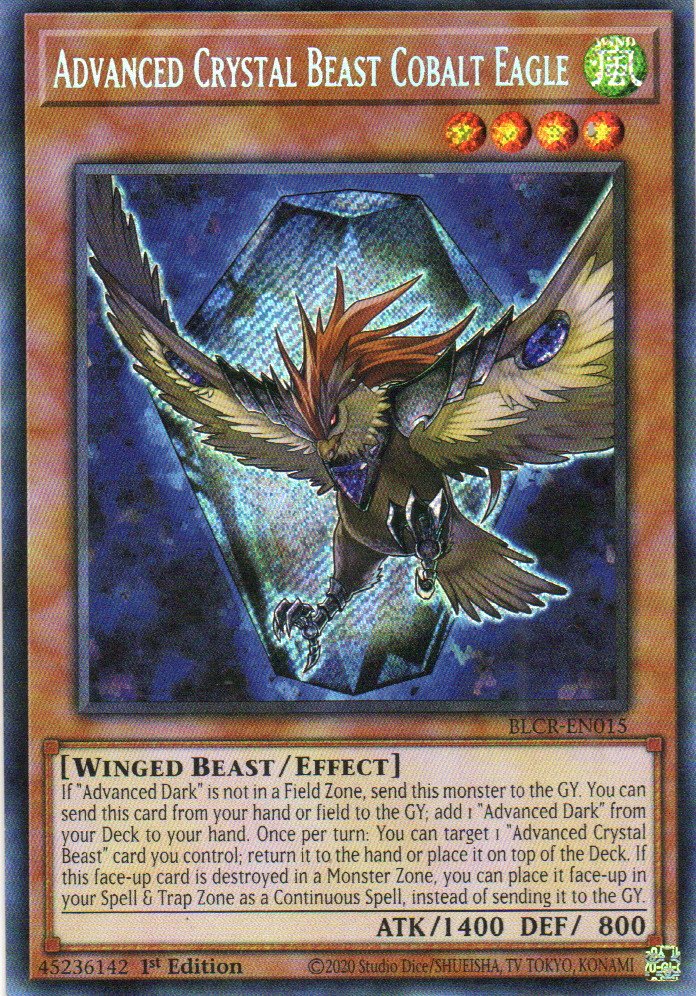 Advanced Crystal Beast Cobalt Eagle BLCR-EN015 Secret rare
