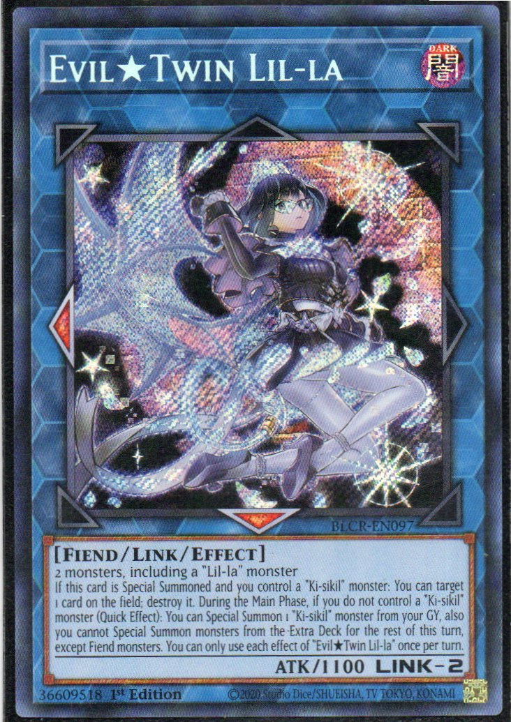 Evil*Twin Lil-La BLCR-EN097 Secret rare