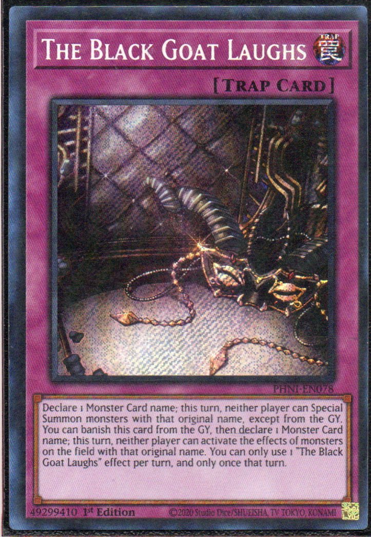 The Black Goat Laughs PHNI-EN078 Secret rare