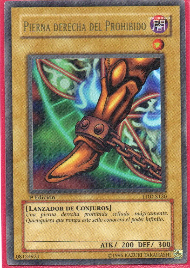 Pierna Derecha del Prohibido LDD-S120 Ultra rare