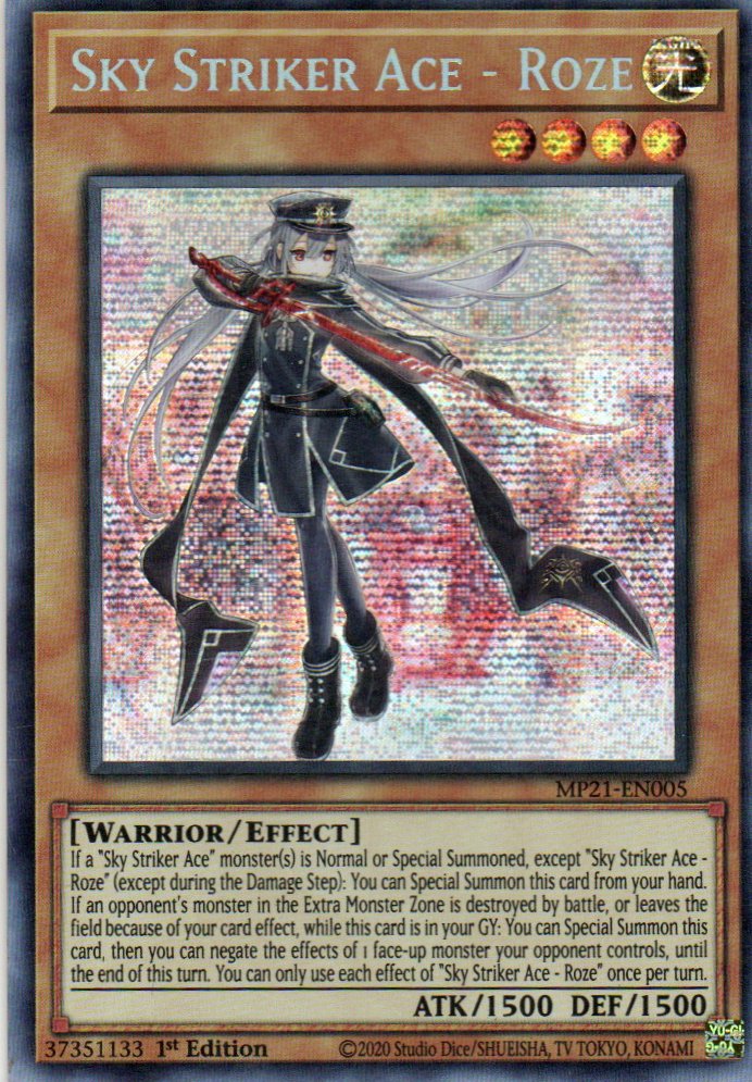 Sky Striker Ace - Roze MP21-EN005 Secret rare