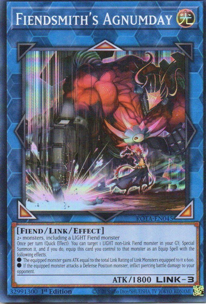 Fiendsmith's Agnumday ROTA-EN045 Super rare