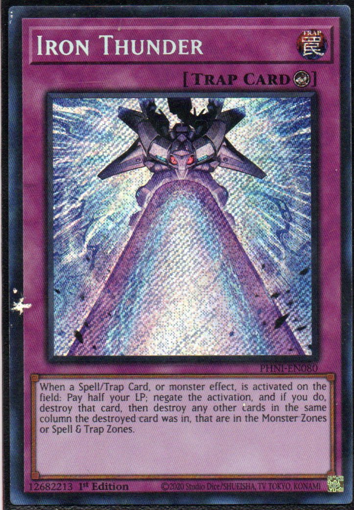 Iron Thunder PHNI-EN080 Secret rare