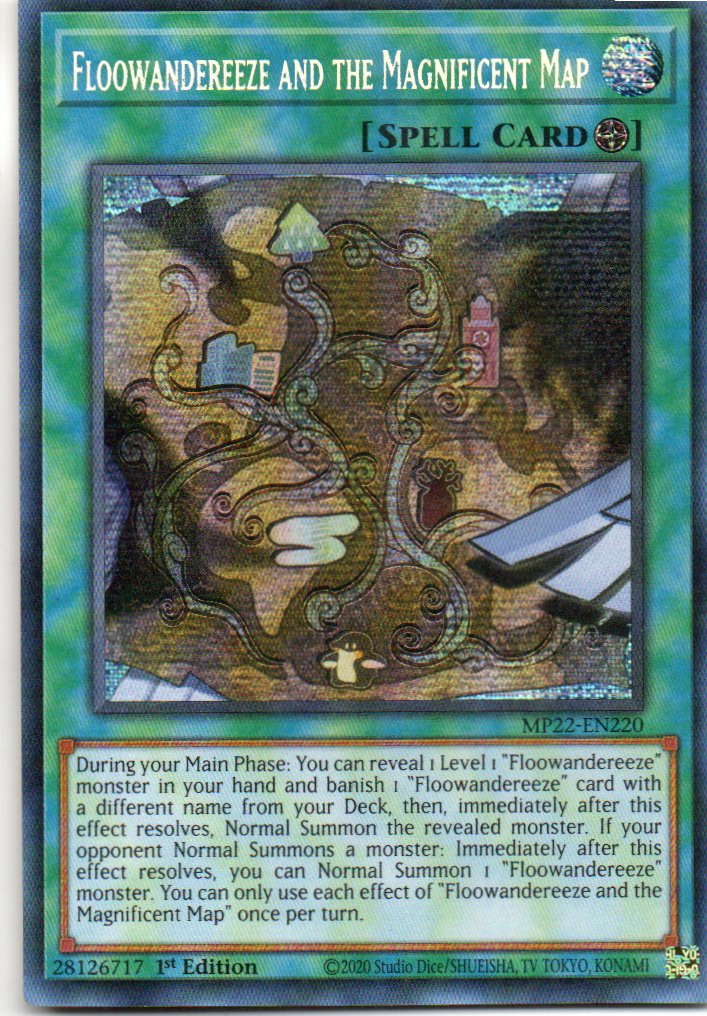 Floowandereeze and the Magnificent Map MP22-EN220 Secret rare