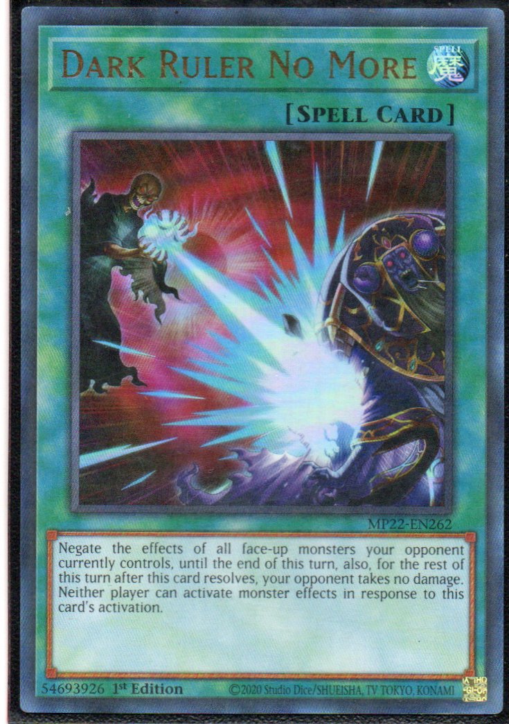 Dark Ruler No more MP22-EN262 Ultra rare