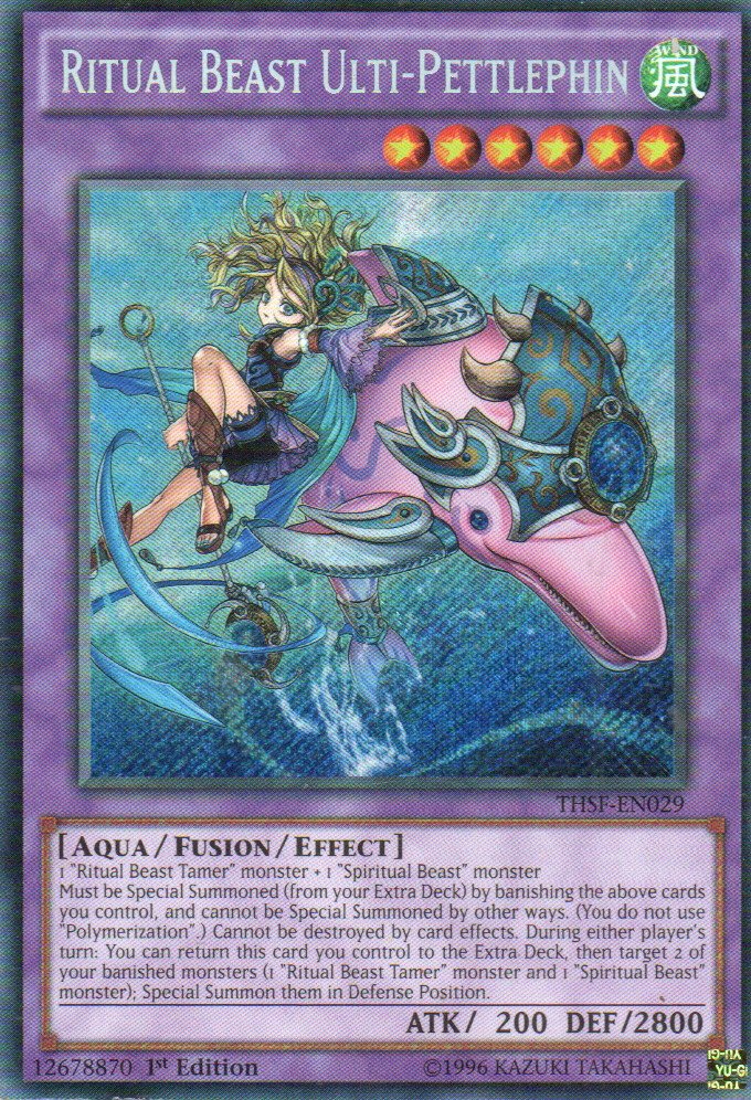 Ritual Beast Ulti-Pettlephin THSF-EN029 Secret rare