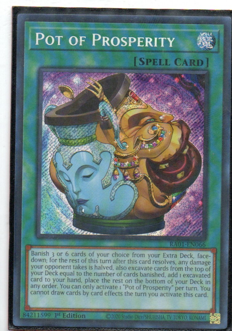Pot of Prosperity RA01-EN066 Secret rare