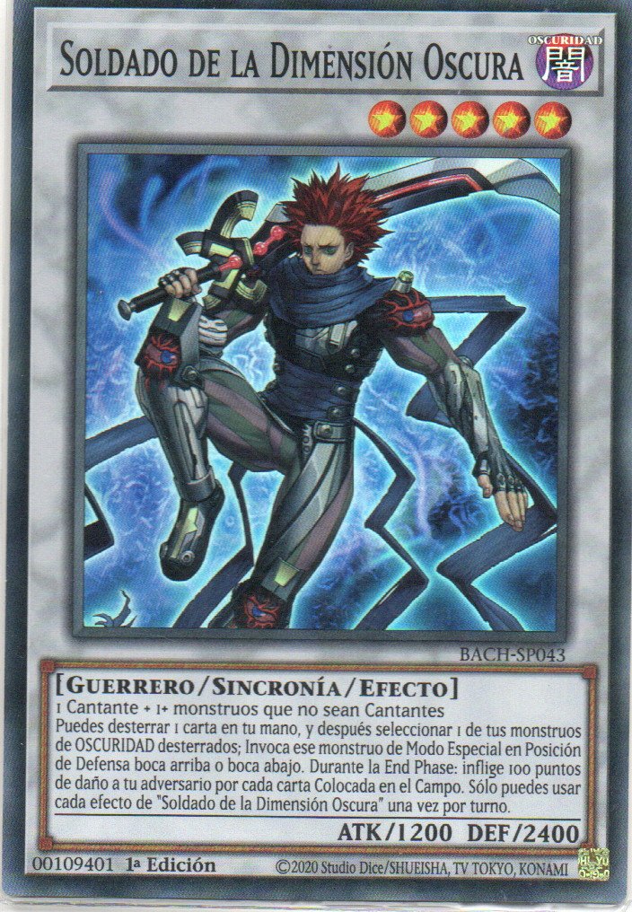 Soldado de la Dimension Oscura BACH-SP043 Super rare