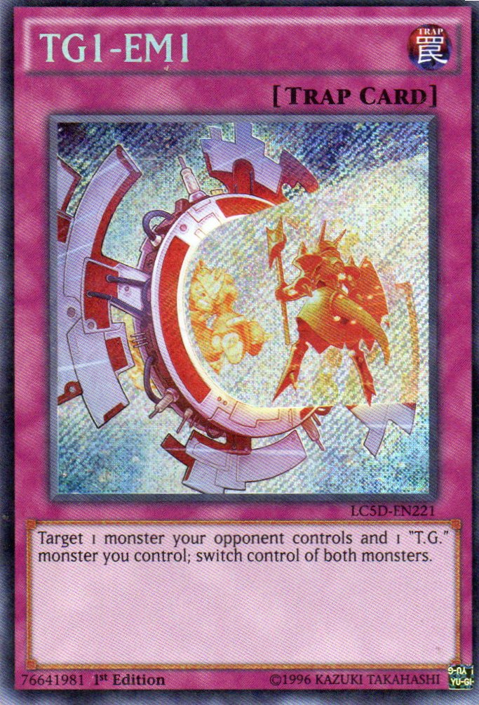 TG1-EM1 LC5D-EN221 Secret rare