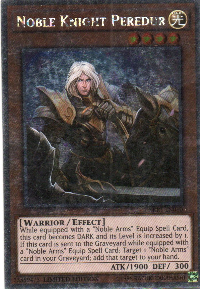 Noble Knight Peredus NKRT-EN010 Platinum rare