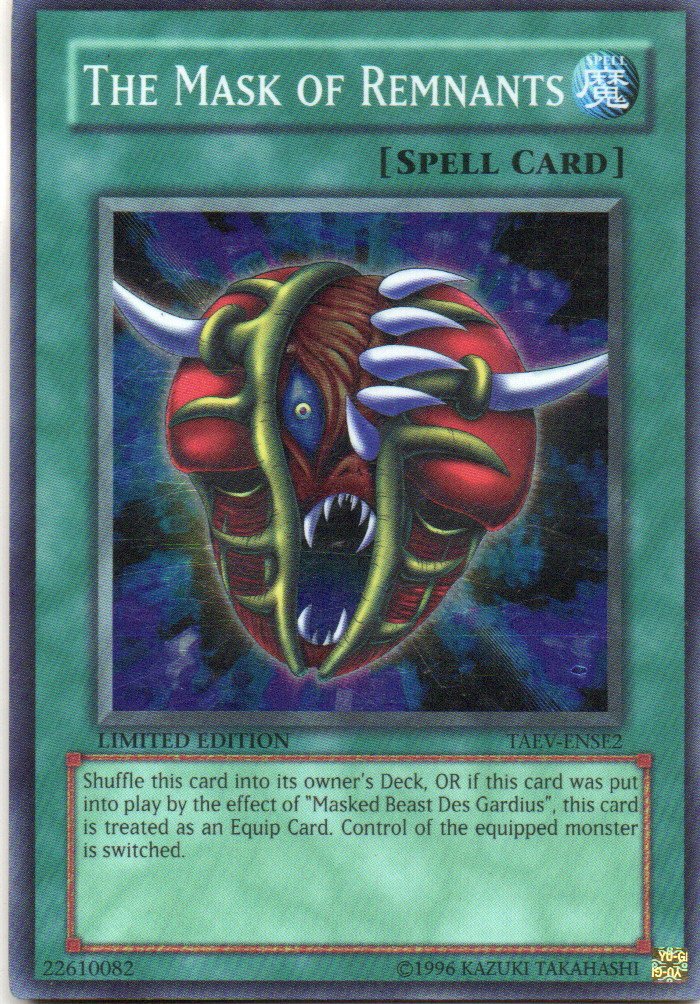 The Mask of Remnants TAEV-ENSE2 Super rare