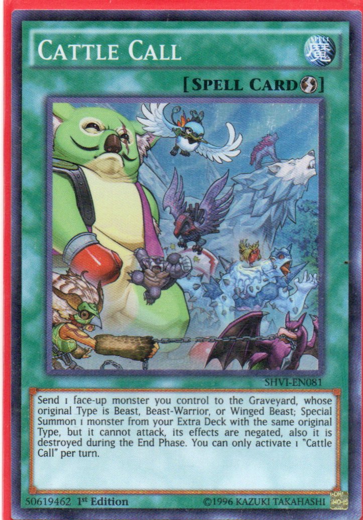 Cattle Call SHVI-EN081 Super rare