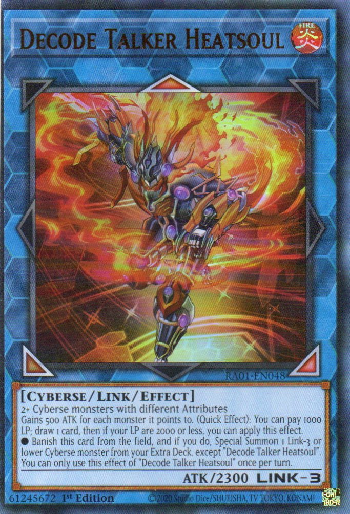 Decode Talker Heatsoul RA01-EN048 Ultra rare