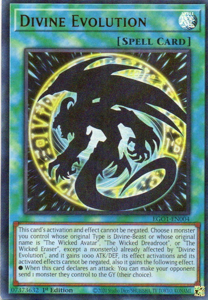 Divine Evolution EGO1-EN004 Ultra rare