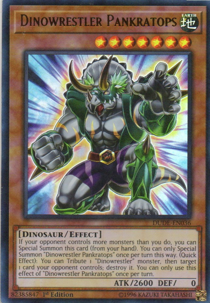 Dinowrestler Pankratops DUDE-EN036 Ultra rare