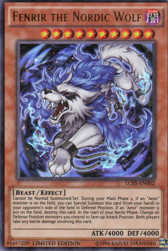 Fenrir the Nordic Wolf LC05-EN002 Ultra rare