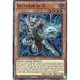Dictador of D. BACH-EN005 Super rare