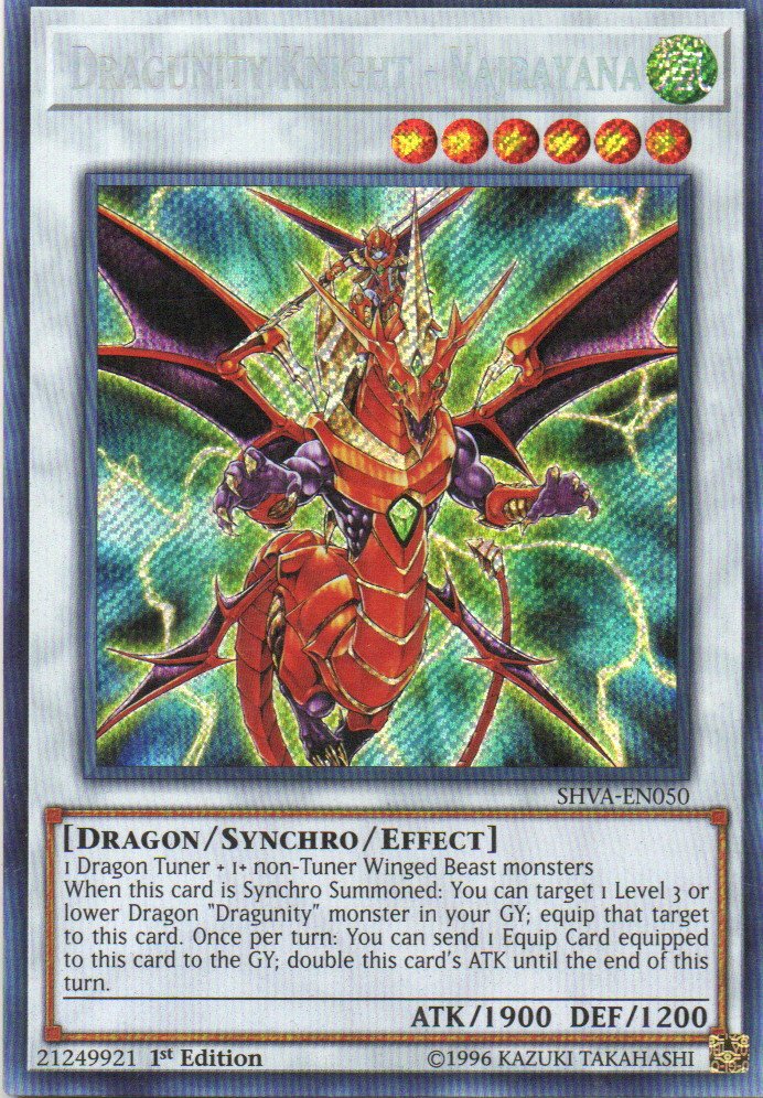 Dragunity Knight - Vajrayana SHVA-EN050 Secret rare
