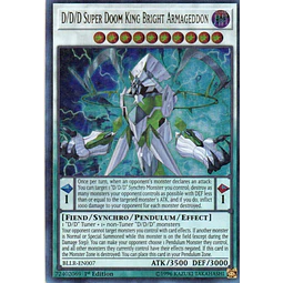 D/D/D Super Doom King Bright Armageddon BLLR-EN007 Ultra rare