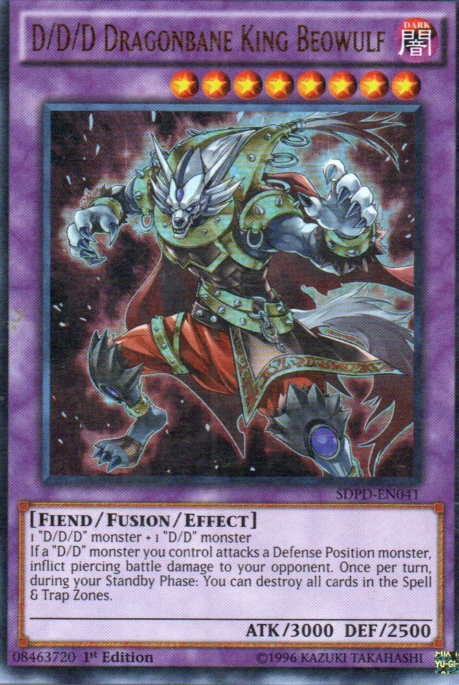 D/D/D Dragonbane King Beowulf SDPD-EN041 Ultra rare