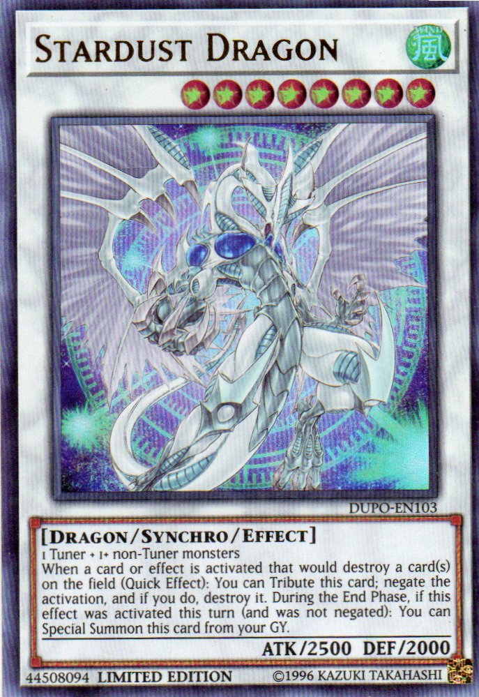 Stardust Dragon DUPO-EN103 Ultra rare