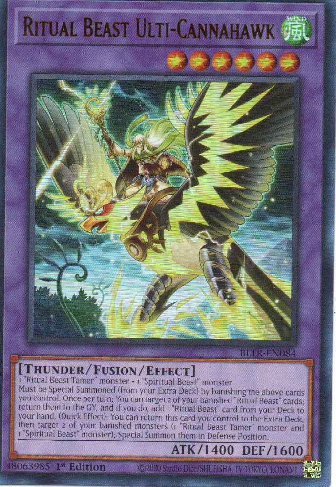 Ritual Beast Ulti-Cannahawk BLTR-EN084 Ultra rare
