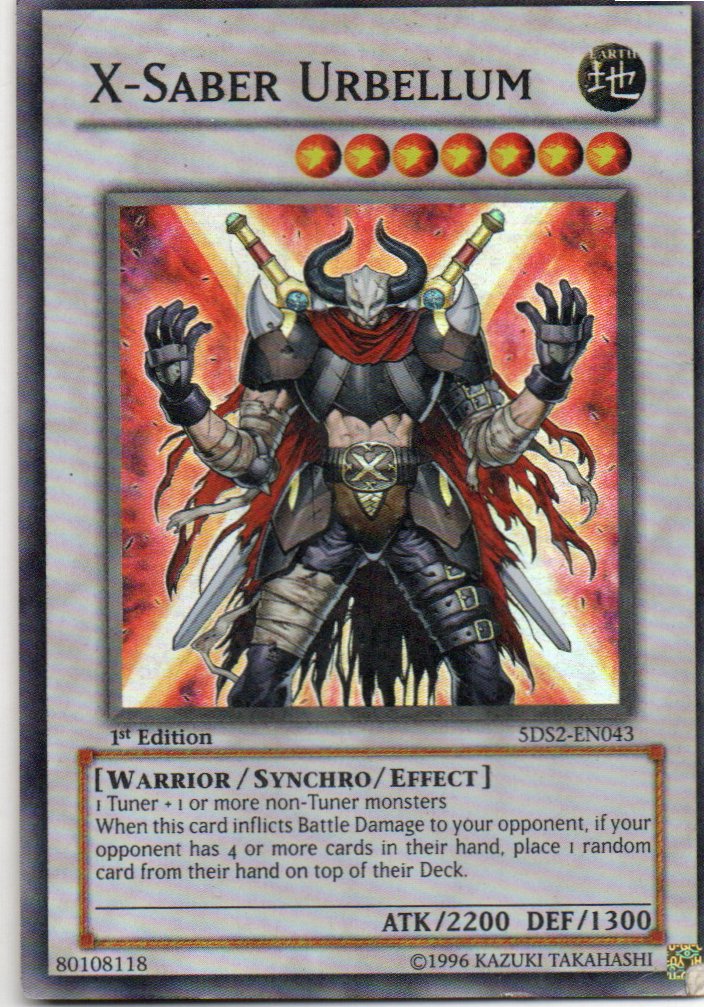 X-Saber Urbellum 5DS2-EN043 Super rare
