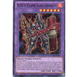 D/D/D Flame King Genghis CT13-EN005 Super rare