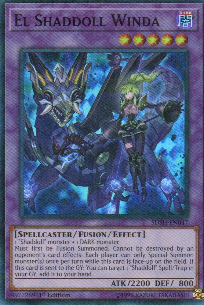 El Shaddoll Winda SDSH-EN047 Super rare