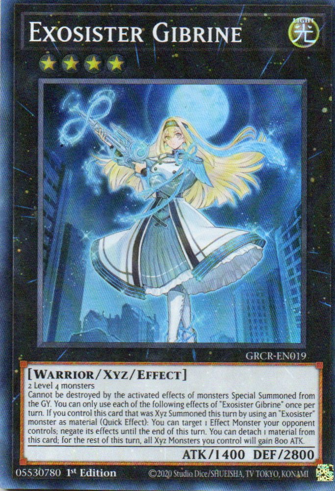 Exosister Gibrine GRCR-EN019 Super rare