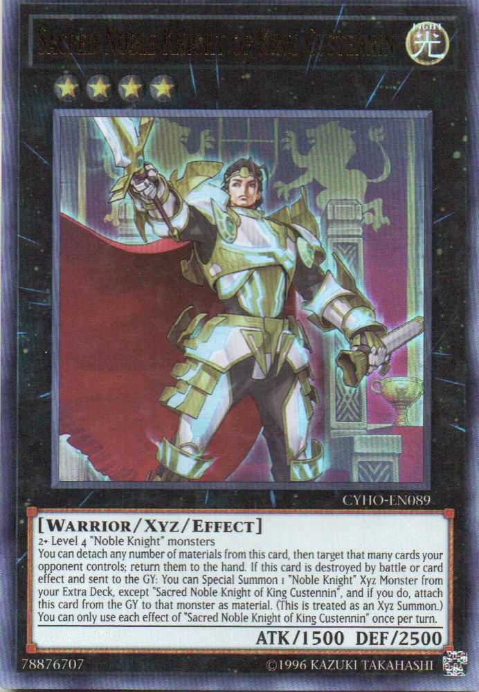 Sacred Noble Knight of King Custennin CYHO-EN089 Ultra rare