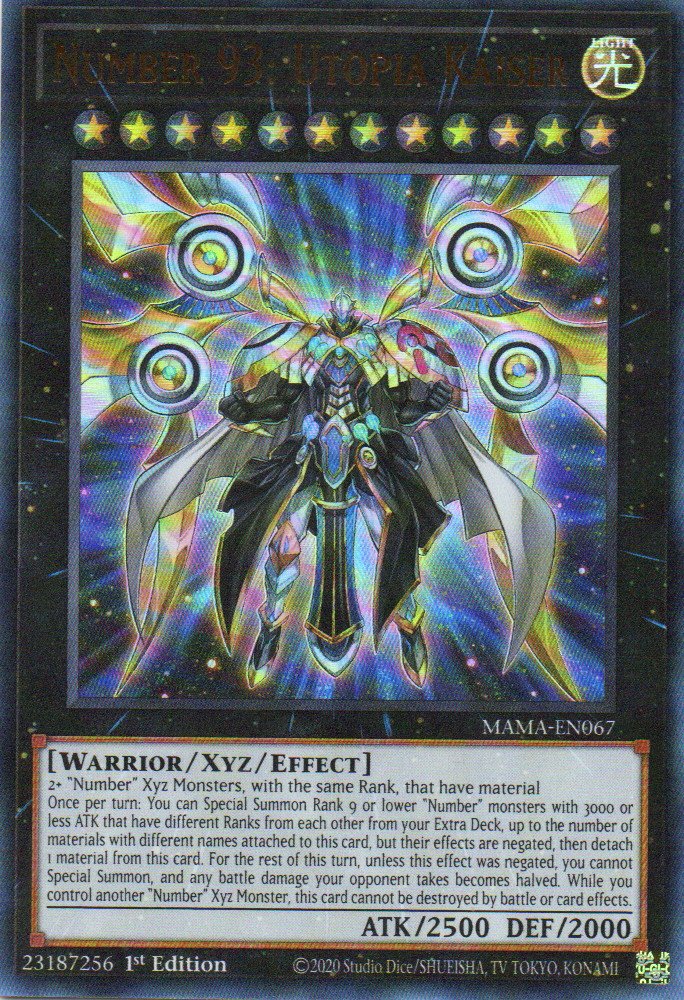 Number 93: Utopia Kaiser MAMA-EN067 Ultra rare