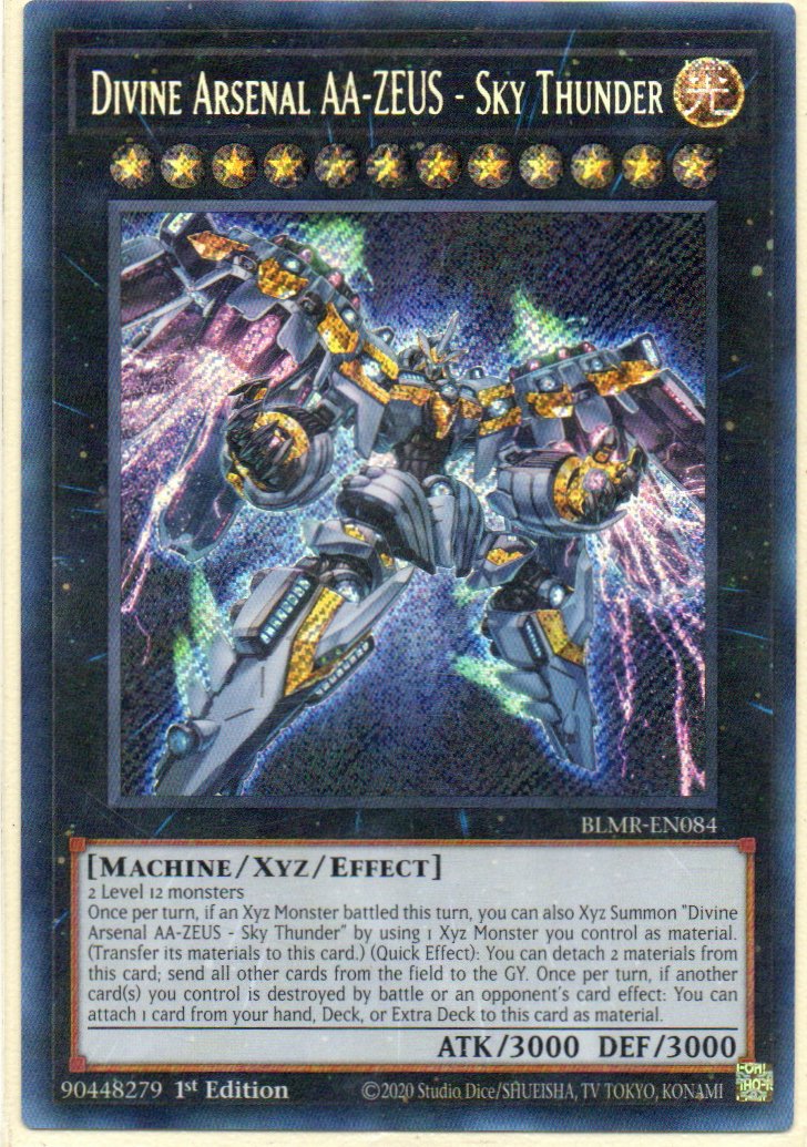Divine Arsenal AA-ZEUS - Sky Thunder BLMR-EN084 Secret rare