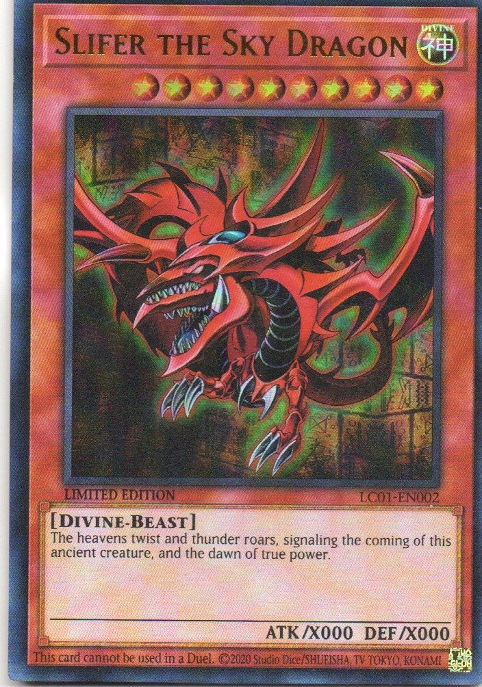 Slifer the Sky Dragon LC01-EN002 Ultra rare