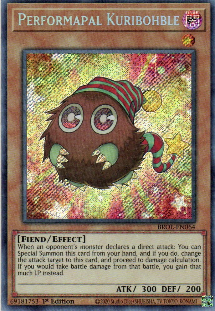 Performapal Kuribohble BROL-EN064 Secret rare
