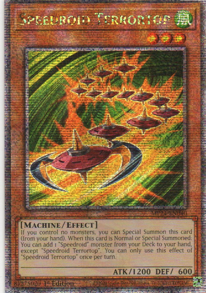 Speedroid Terrortop MP24-EN040 Quarter rare