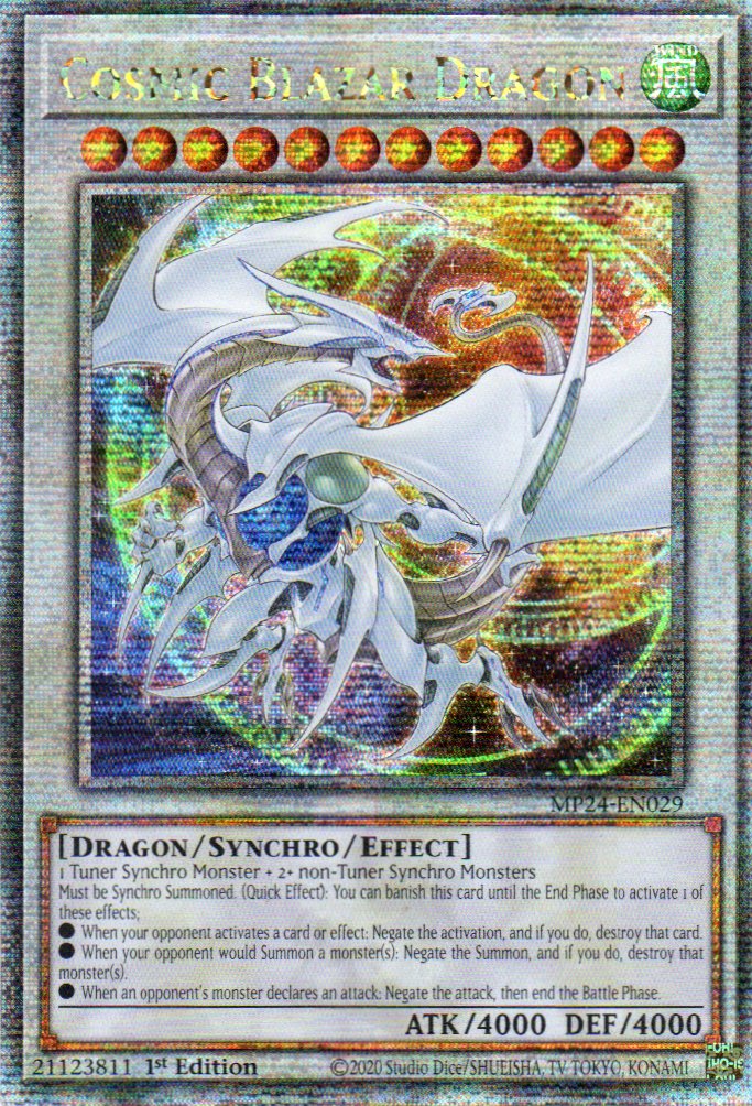 Cosmic Blazar Dragon MP24-EN029 Quarter rare
