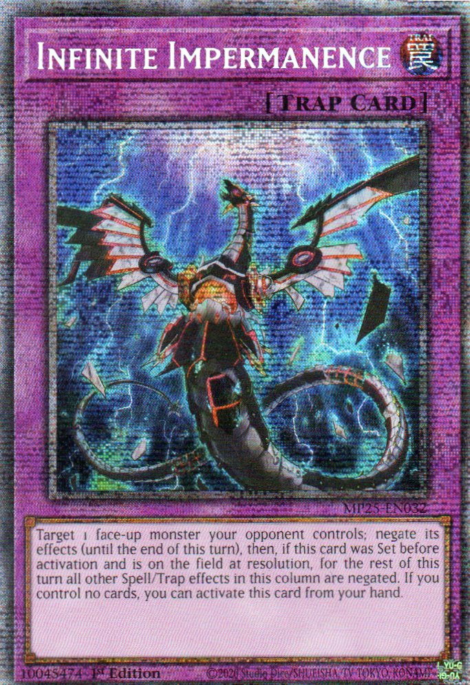 Infinite Impermanence MP25-EN032 Starlight rare